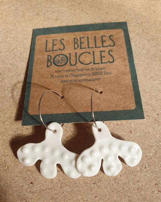 Vannes, Morbihan, poterie, pottery, ceramics, earrings, céramique, boucles d'oreilles