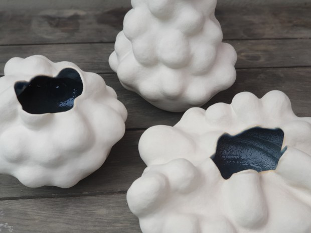 Vannes, Morbihan, poterie, céramique, sculpture, grès, nuage