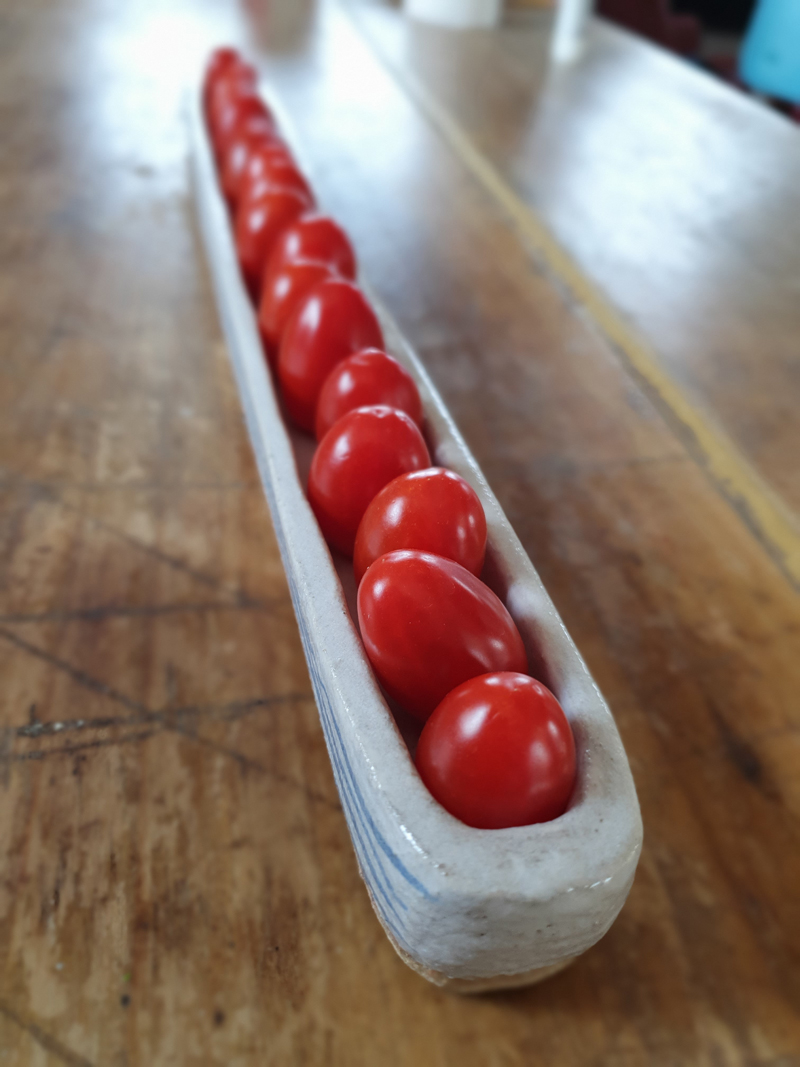 Poteries de saison, Séné, céramique, Vannes, Morbihan, Bretagne, pottery, ceramics, rail à tomates, apéro, Auray